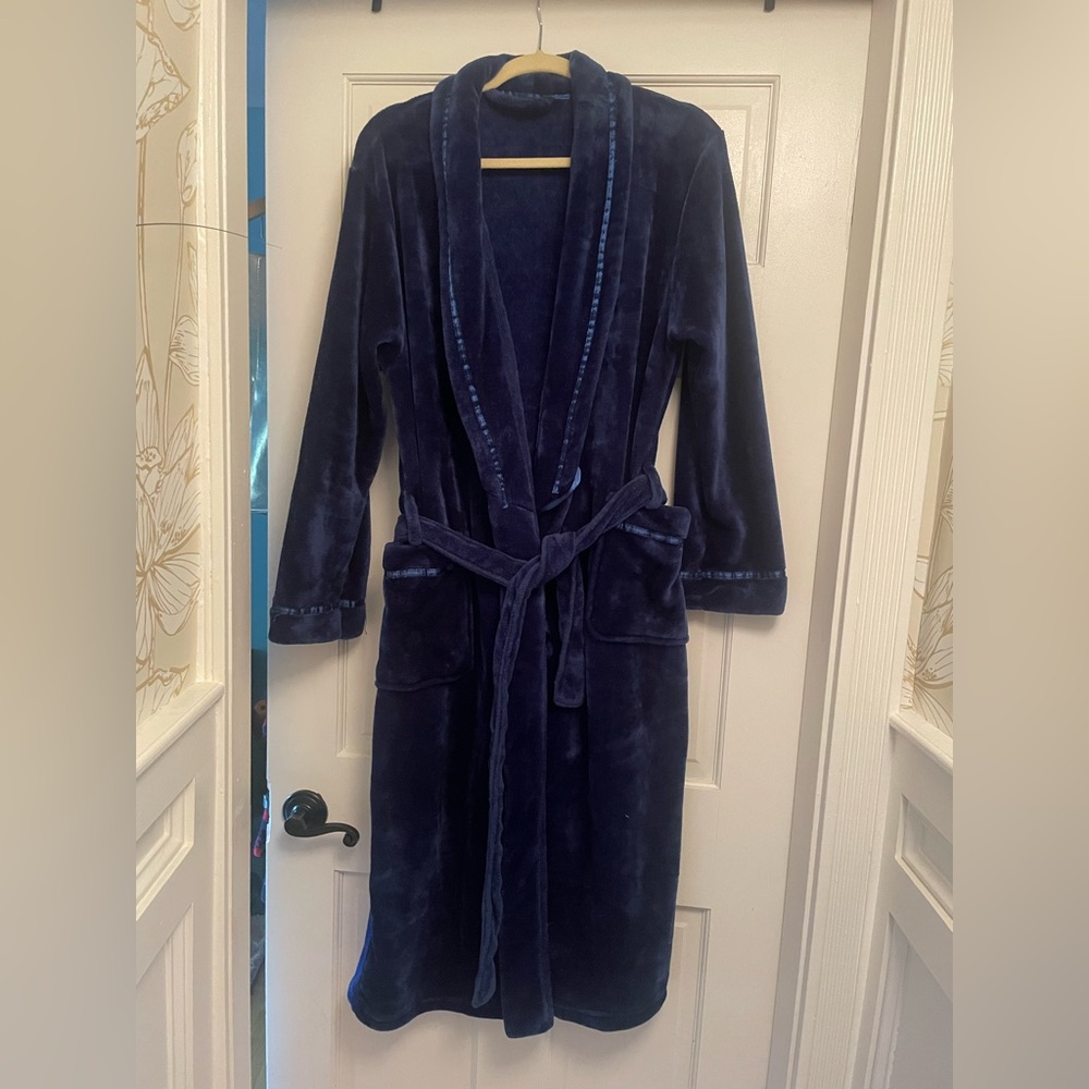 Men’s NAPA Royal Blue Plush Robe